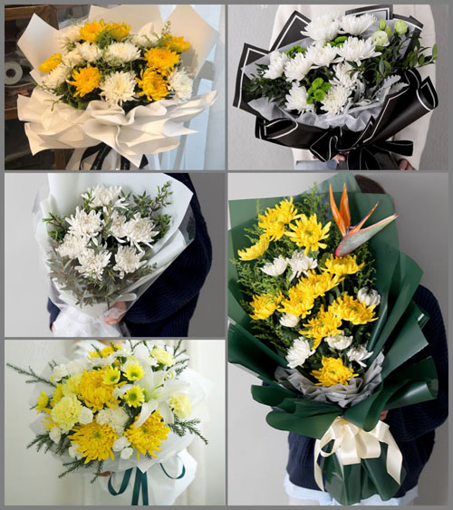 浙江省杭州建德市寿昌镇桂花村白事花束代送